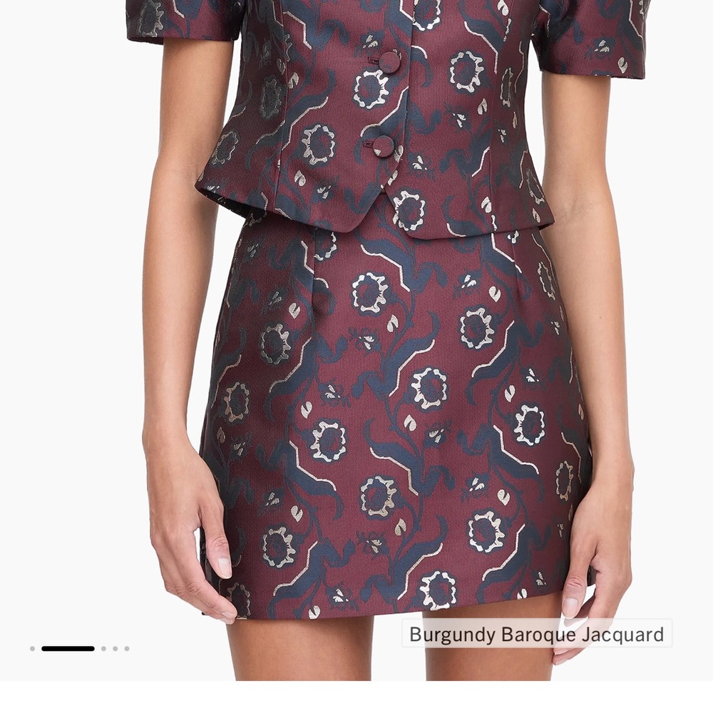 Hill House Hallie Baroque Jacquard Skirt